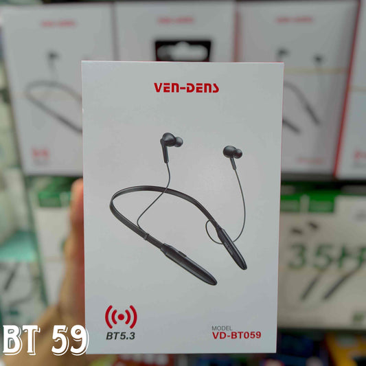 Ven-Dens VD-BT059 Wireless Bluetooth Neckband Earphone