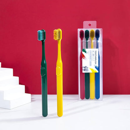 Japanese Style Ultra-Soft Micro-Bristle Toothbrush (4-Pack Combo)
