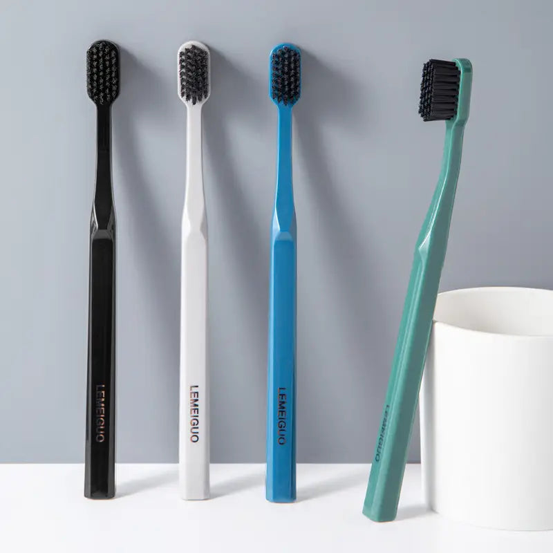 Japanese Style Ultra-Soft Micro-Bristle Toothbrush (4-Pack Combo)