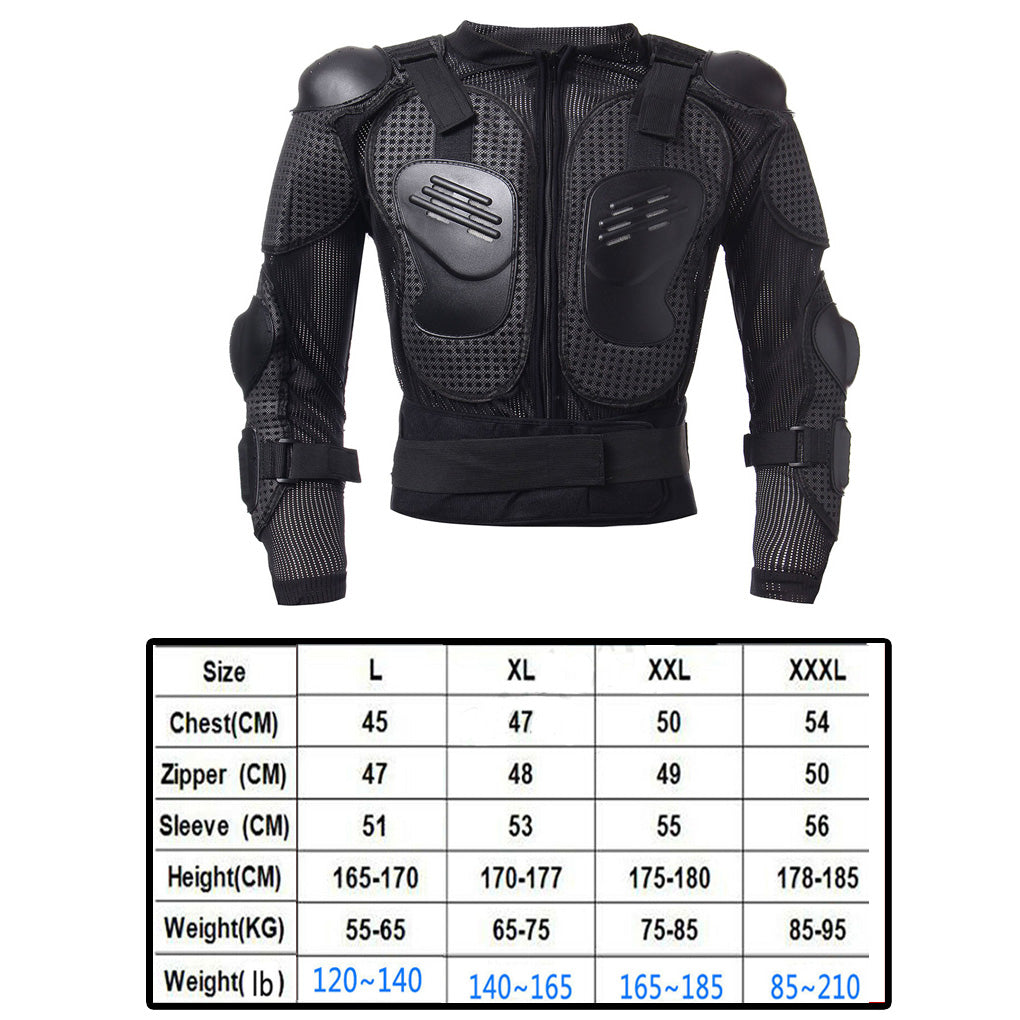 Full Body Armor Protection Jacket for Bikers