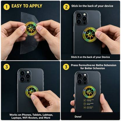 Quantum Shield Nano Technology Anti-Radiation Sticker (6-Pack)