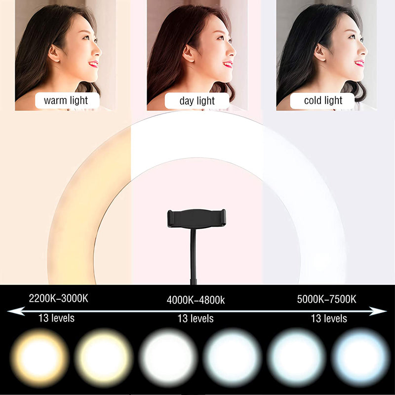 10 Inch Ring Fill Light with Tripod Stand