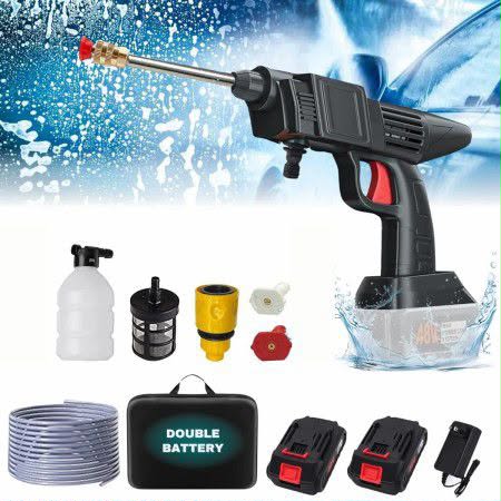 10-Cell Double Battery High-Pressure Washer