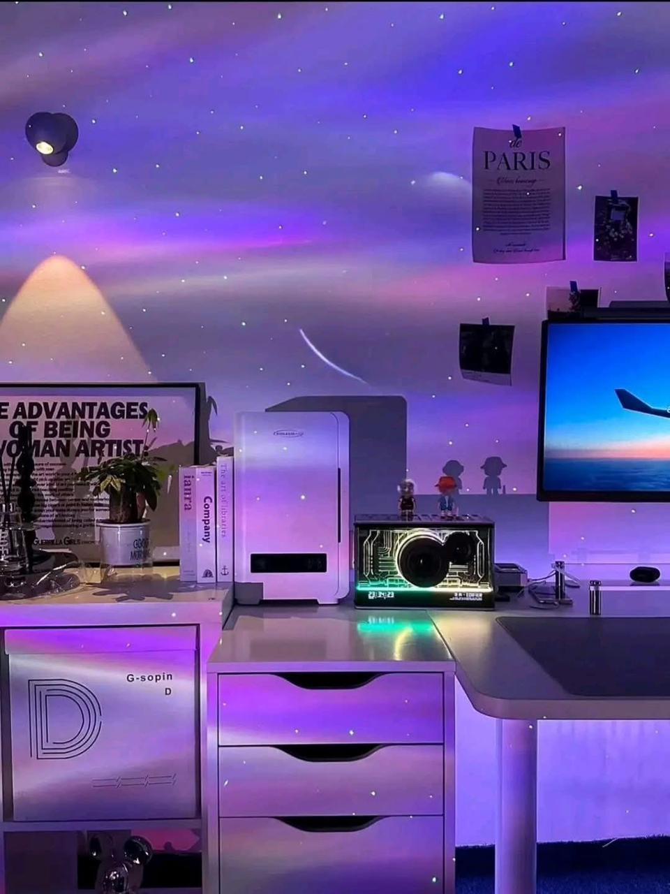 Premium USB Aurora Northern Lights Projector with Remote Control