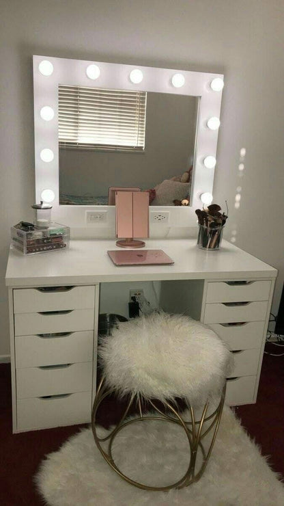 Premium Hollywood Vanity Mirror Lights Kit with Dimmable LED Bulbs