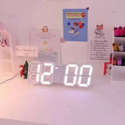 Premium 3D Digital LED Alarm Clock