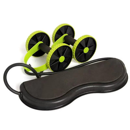Ab Roller Resistance Band Workout System