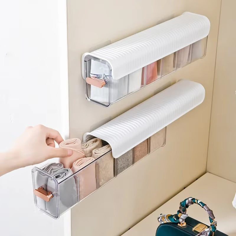 Wall Mounted Tissue Box Organizer