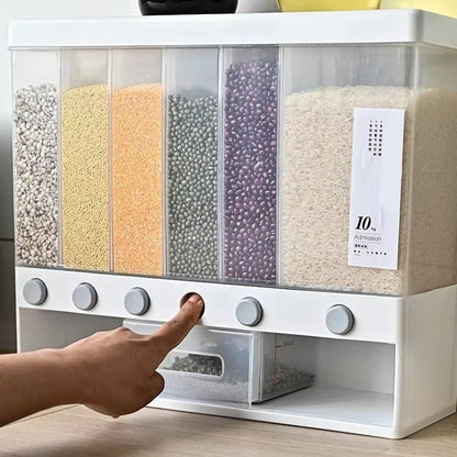 Multi Section Grain Dispenser