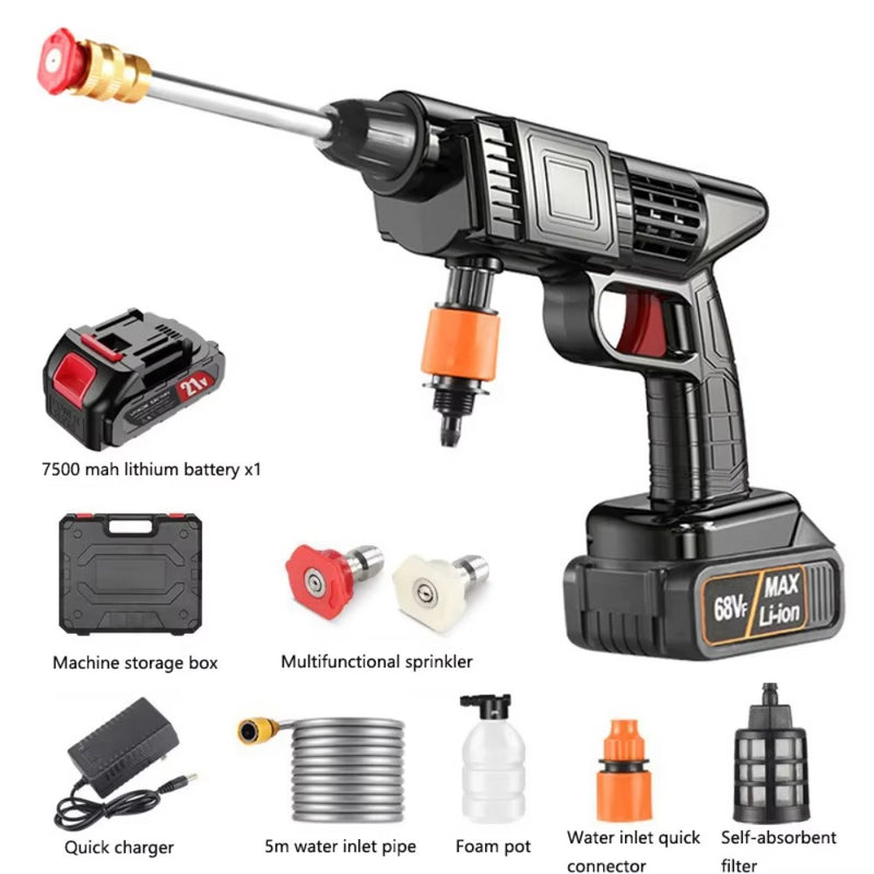 10-Cell Double Battery High-Pressure Washer