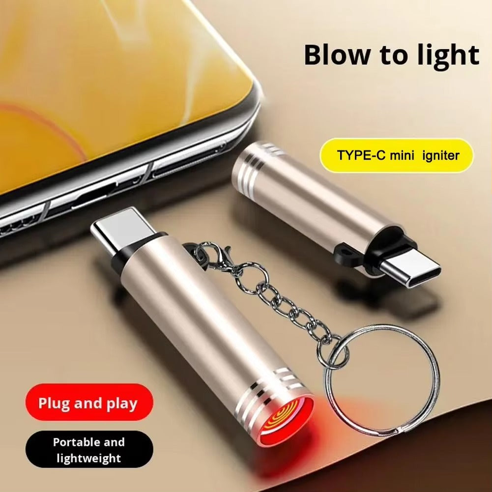Type-C Mini Electronic Cigarette Lighter & Igniter for Smart Phones