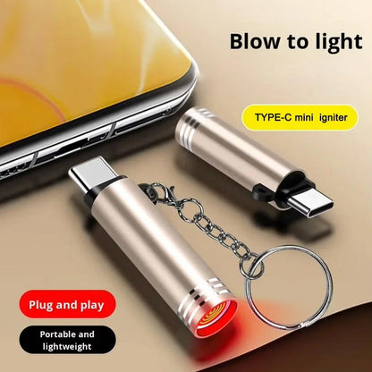 Type-C Mini Electronic Cigarette Lighter & Igniter for Smart Phones