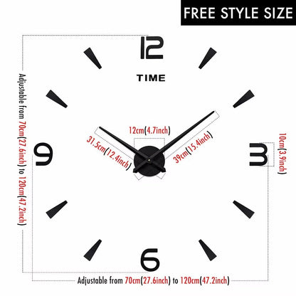 Modern 3D Wall Clock