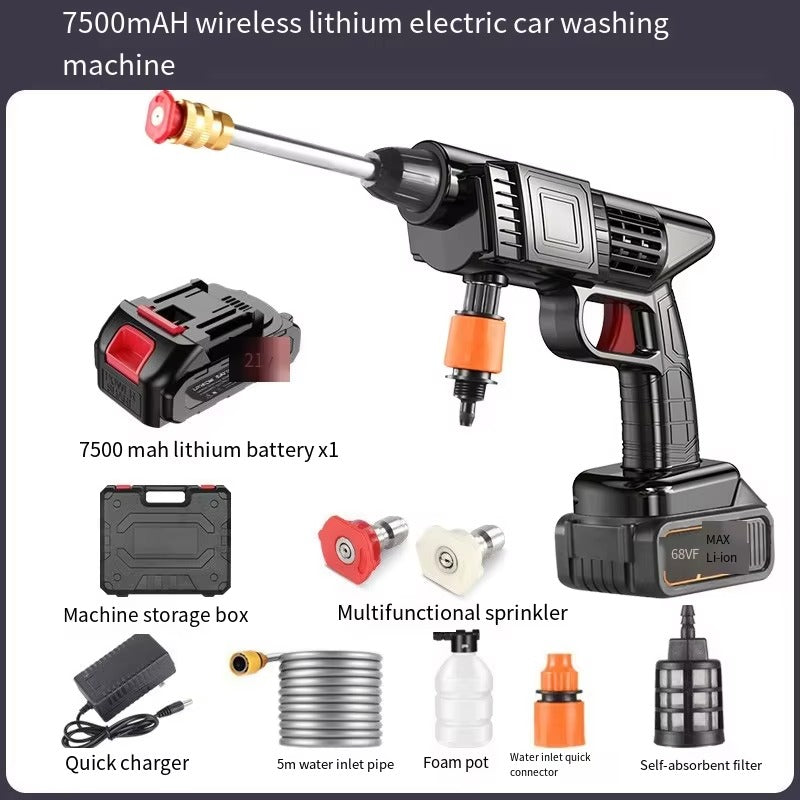 10-Cell Double Battery High-Pressure Washer